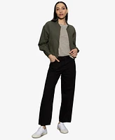 Sanctuary Women's Linen-Blend Bomber