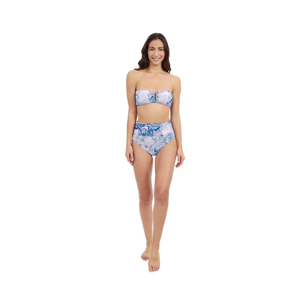 Profile by Gottex Women's Karma Bandeau Bikini Bra Underwire Insert Soft Cups