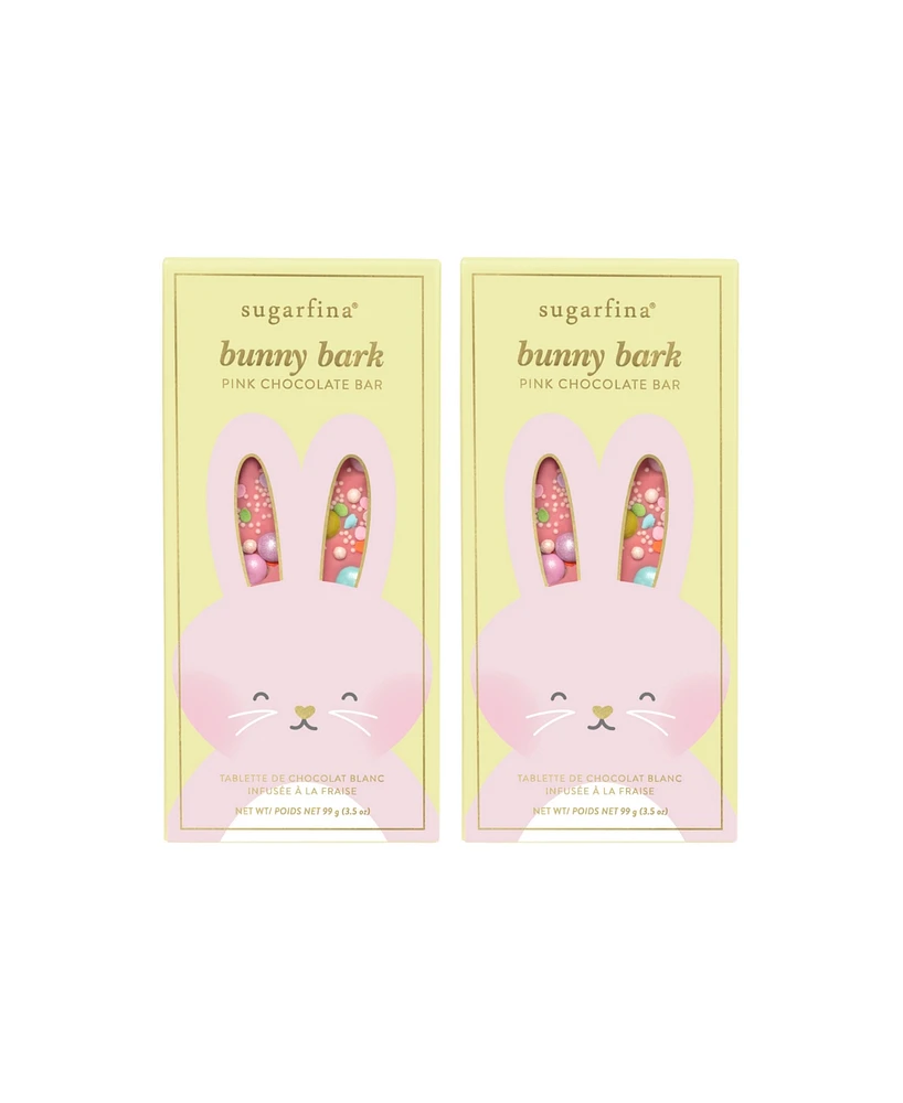 Sugarfina Easter Bunny Bark Pink Chocolate Bar Duo, 2 Piece