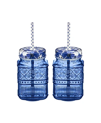 Godinger Claro Mason Jars, Set of 2