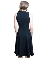 HotSquash London Women's Sleeveless A-Line Dress