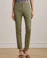 Lauren Ralph Petite Double-Faced Stretch Cotton Pants