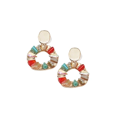 Creole Drop Earrings