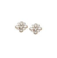 Cristal Flora Stud Earrings