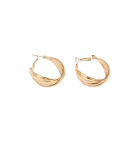 Swirl Hoop Earrings