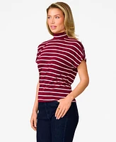 Cable & Gauge Women's Super Soft Mock Neck Top