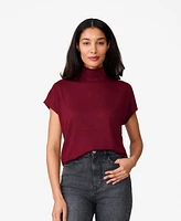 Cable & Gauge Women's Super Soft Mock Neck Top
