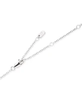 Lauren Ralph Lauren Sterling Silver Disc Frontal Necklace, 19" + 3" extender