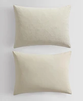 Calvin Klein Branching Leaves Cotton Jacquard 3-Pc. Comforter Set