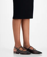 Vaila Shoes Women's Luna Slingback Flats - Extended Sizes 9-14
