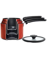 Tramontina Heavy-Gauge Aluminum 6-Pc. Nonstick Cookware Set