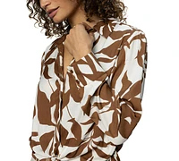 Sanctuary Women's Lover Printed Tie Shirt