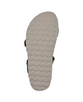 White Mountain Women's Grams Round Toe Flat Sandals