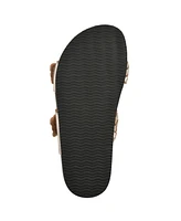 White Mountain Women's Hey Round Toe Flat Sandals