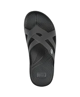 White Mountain Women's Rip Round Toe Flat Sandals