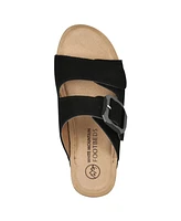 White Mountain Women's Fearful Slip-On Wedge Sandals