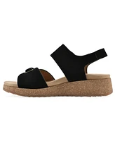 White Mountain Women's Gelato Round Toe Wedge Sandals