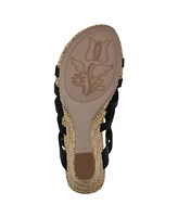 White Mountain Women's Ataps Round Toe Wedge Sandals