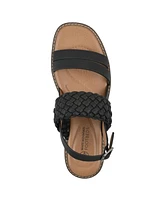 White Mountain Women's Macaroni Round Toe Flat Sandals