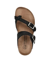 White Mountain Women's Grays Round Toe Flat Sandals