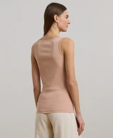 Lauren Ralph Lauren Women's Stretch Cotton Tank Top