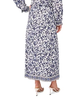 Sam & Jess Women's Printed Pull-On Maxi Skirt