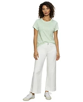 Sanctuary Women's Voyage Cropped Wide-Leg Jeans