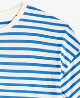 On 34th Women's Knit Easy Short-Sleeve Striped T-Shirt, Exclusively at Macy's