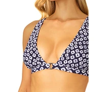 Anne Cole Women's Ring-Front Triangle Bikini Top