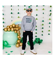 Sweet Wink Toddler Boys Mama's Lucky Charm St. Patrick's Day Sweatshirt