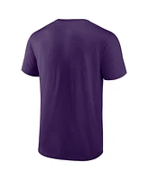 Fanatics Men's Purple Baltimore Ravens 2024 Afc North Division Champions Conquer T-Shirt