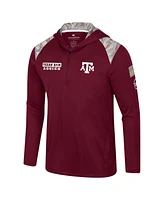 Colosseum Men's Maroon Texas A M Aggies Oht Military Appreciation Quarter-Zip Hoodie Jacket