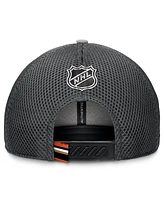 Fanatics Men's Gray Anaheim Ducks Authentic Pro Home Ice Trucker Adjustable Hat