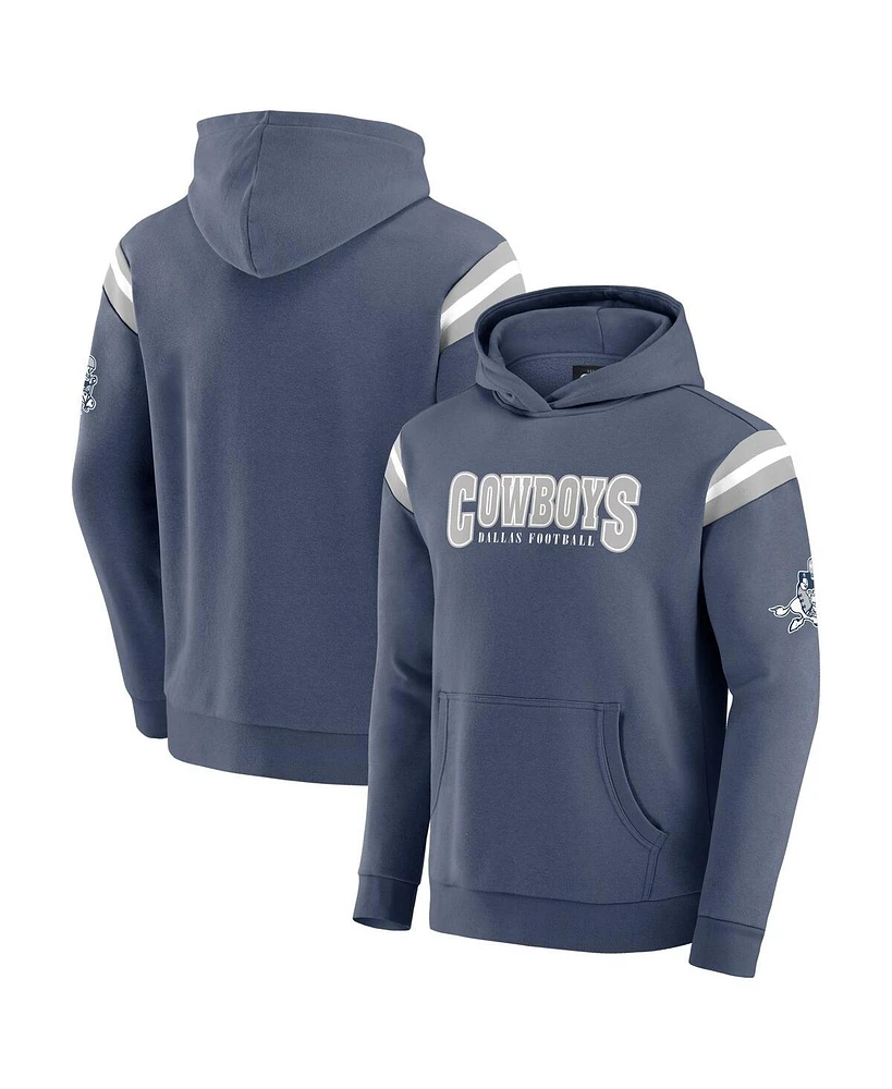 Darius Rucker Collection by Fanatics Men's Navy Dallas Cowboys Throwback Pullover Hoodie