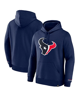 Fanatics Men's Navy Houston Texans Legacy Fleece Pullover Hoodie