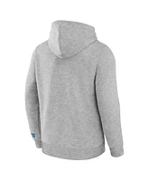 Fanatics Men's Heather Gray Detroit Lions Legacy Fleece Pullover Hoodie