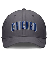 Nike Men's Gray Chicago Cubs Swoosh Performance Flex Hat