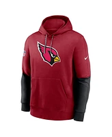 Nike Men's Cardinal Arizona Cardinals 2024 Sideline Club Pullover Hoodie