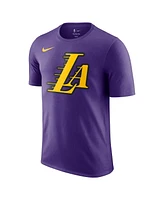 Nike Men's Purple Los Angeles Lakers 2024/25 City Edition Essential Logo T-Shirt