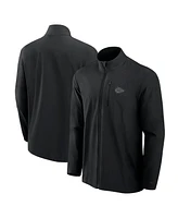 Fanatics Men's Black Kansas City Chiefs Front Office Woven Full-Zip Jacket