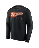 Fanatics Men's Black San Francisco Giants Focus Fleece Pullover Sweatshirt