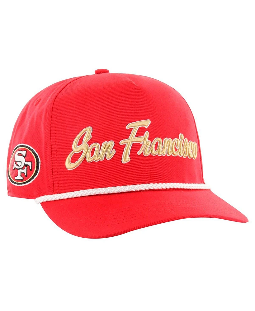 '47 Brand Men's Scarlet San Francisco 49ers Overhand Hitch Adjustable Hat