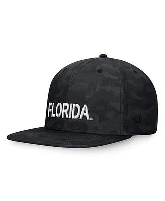 Top of the World Men's Black Florida Gators Oht Military Appreciation Troop Snapback Hat