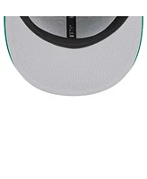 New Era Men's Black/Green Boston Celtics Jersey Hook Statement Edition 9FIFTY Snapback Hat