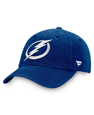 Fanatics Men's Blue Tampa Bay Lightning Core Primary Logo Adjustable Hat