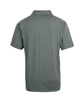 Cutter & Buck Men's Steel Detroit Lions Prospect Textured Stretch Polo