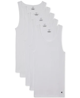 Calvin Klein Men's 5-Pack Cotton Classics Tanks