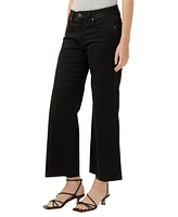 Silver Jeans Co. Women's Suki Mid Rise Curvy Fit Wide Leg