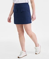 On 34th Women's Solid Linen Mini Skirt, Exclusively at Macy's