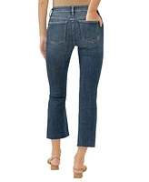 Silver Jeans Co. Women's Suki Mid Rise Curvy Fit Kick Flare